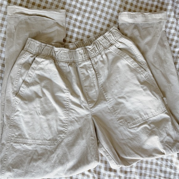 Old Navy Pants - Old navy workwear chino pants — beige/cream — SMALL